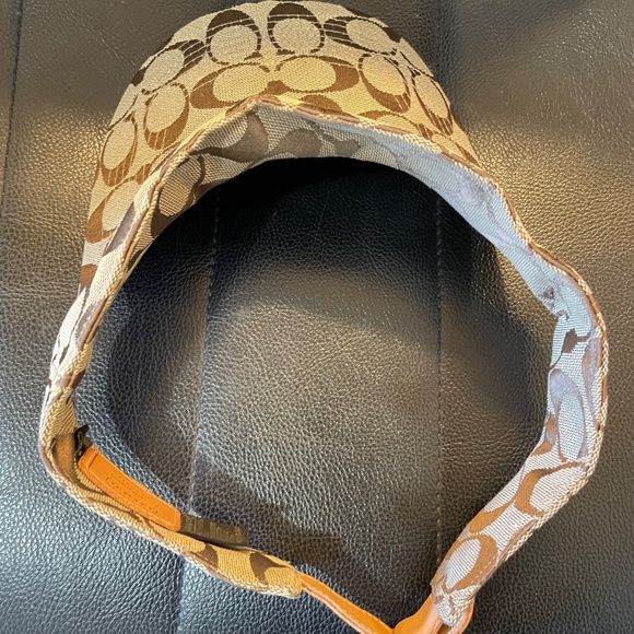 Coach Vintage Y2K Signature C Beige/Tan Visor - Picture 3 of 5